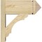 Ekena Millwork Olympic Rough Sawn Arts and Crafts Outlooker, Douglas Fir, 8"W x 18"D x 18"H OUT08X18X18OLY03RDF - alternate 3